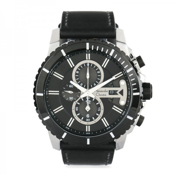 Alexandre Christie AC 6527 Silver Black MCLTBBA